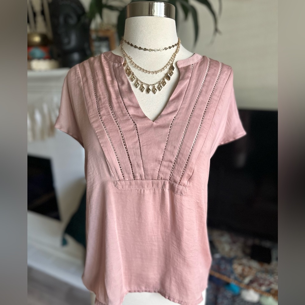 Dolan for Anthro Dusty Pink Tee NWT SZ XS